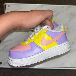 Toddler Custom Air Force White Nike